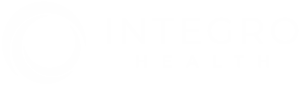 Integro health white logo